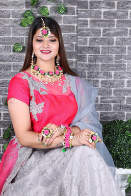 CRAFTSAI EXPORTS Fabric Yellow, Green Jewellery Set(Pack of 1)