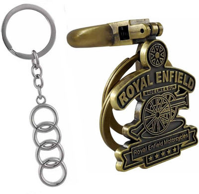 JAINSON MARTIN Combo OF logo metal & Golden Metal Hook Keychain Key Chain