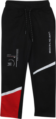 MONTE CARLO Track Pant For Boys(Black, Pack of 1)