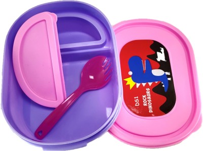 DS1 Picnic Lunch Box for School Kids 1 Containers Lunch Box(600 ml)