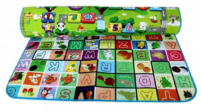 Ravi Handloom Nylon Baby Play Mat(Multicolor, Large)