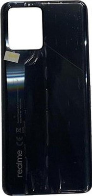 Spares4ever Realme 8 Back Panel(Black)