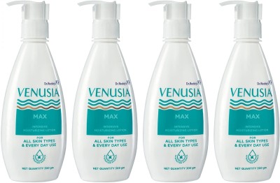 venusia Max Dr. Reddy Intensive Moisturizing Lotion ,300gm x Pack of 4(1200 ml)