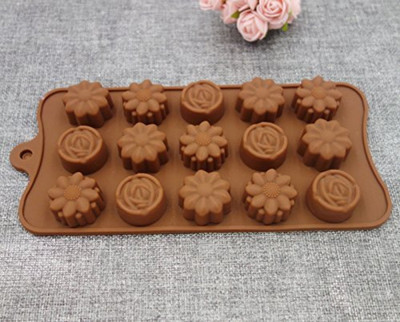 SYGA Silicone Chocolate Mould 15(Pack of 1)