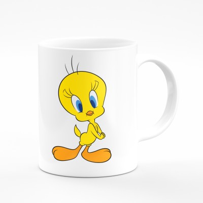 SSCollection cartoon printed unique coffee mug-2 Bone China Coffee Mug(300 ml)