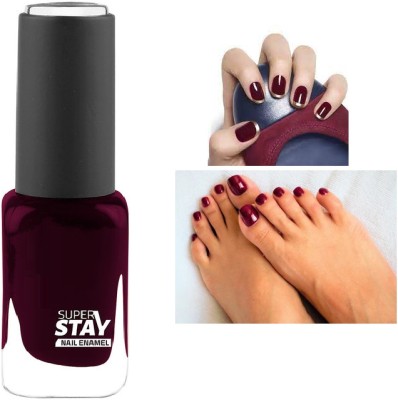 tanvi27 PROFESSIONAL LIQUID FAST DRY NAIL POLISH MAROON