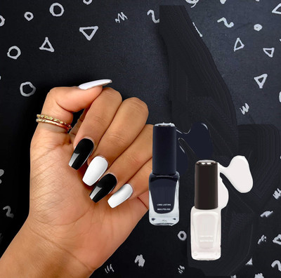 THTC Smooth & Perfect Finish Quick-dry Formulated Dull Matte Nail Polish MULTI COLOR(Pack of 2)