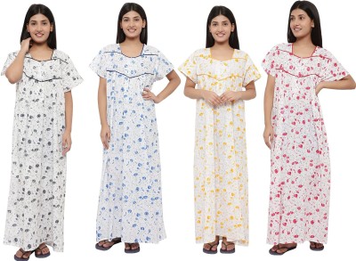 PALIVAL Women Nighty Set(Multicolor)