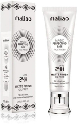 maliao Matte Finish Oil Free Magic Perfecting Base Face Primer  - 30 g(Transparent)