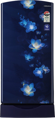 Lloyd 200 L Direct Cool Single Door 4 Star Refrigerator with Base Drawer(Gardenia Blue, GLDF214SS1PB)