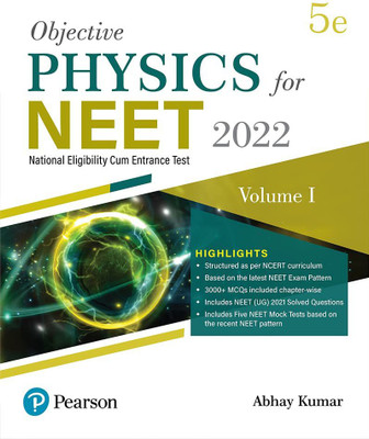 Objective Physics For NEET - Vol - I | Fifth Edition|By Pearson(Paperback, Abhay Kumar)