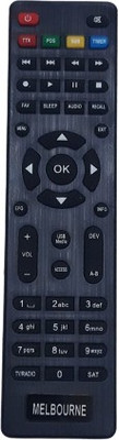 Nij STB Compatible For Set Top Box MP4 Universal Remote Control Melbourne Remote Controller(Black)