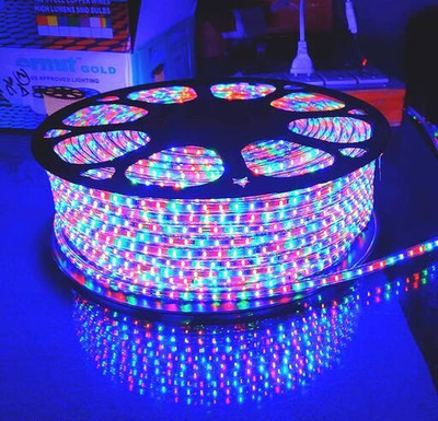 SAVALIYA TECHNOLOGY 88 LEDs 4.98 m Multicolor Steady Strip Rice Lights(Pack of 1)