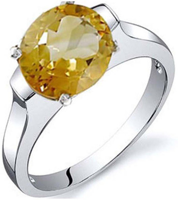 S KUMAR GEMS & JEWELS Silver Sapphire Ring