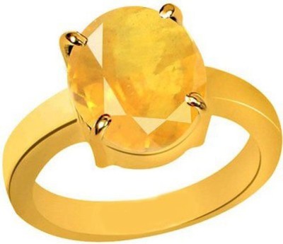 S KUMAR GEMS & JEWELS Silver Sapphire Ring