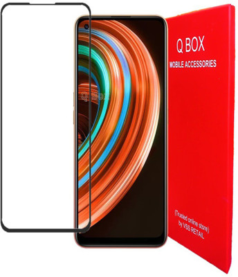 Q Box Edge To Edge Tempered Glass for Oppo A96(Pack of 1)