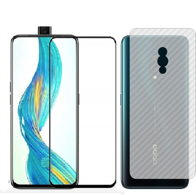 ELEF Front and Back Tempered Glass for Oppo K3 front 11D Tempered Glass Back Ultra Thin 0.2mm Matte Carban Skin(Pack of 1)