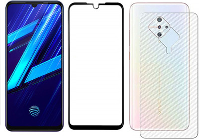 ELEF Front and Back Tempered Glass for Vivo S1 Pro front 11D Tempered Glass Back Ultra Thin 0.2mm Matte Carban Skin(Pack of 1)
