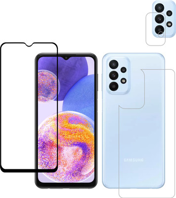 Ten To 11 Front and Back Tempered Glass for Samsung Galaxy A23(Pack of 3)