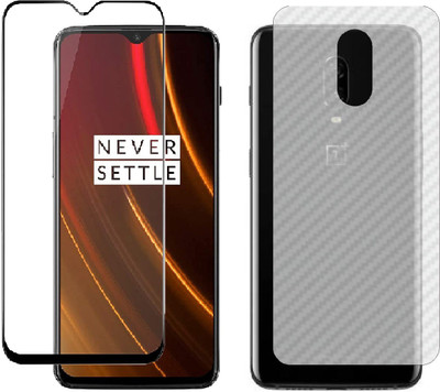ELEF Front and Back Tempered Glass for Oneplus 7 front 11D Tempered Glass Back Ultra Thin 0.2mm Matte Carban Skin(Pack of 1)