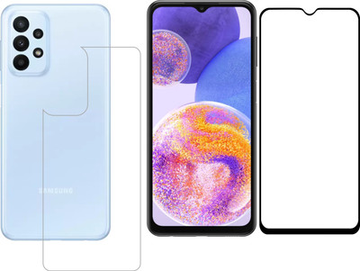 Ten To 11 Front and Back Tempered Glass for Samsung Galaxy A23 5G(Pack of 2)