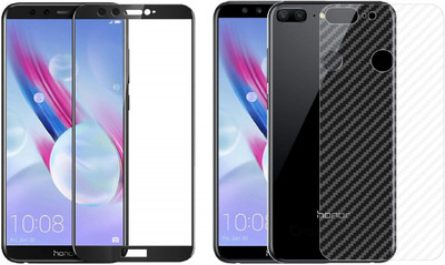 ELEF Front and Back Tempered Glass for Honor 9Lite front 11D Tempered Glass Back Ultra Thin 0.2mm Matte Carban Skin(Pack of 1)