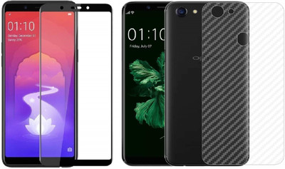 ELEF Front and Back Tempered Glass for Oppo F5 front 11D Tempered Glass Back Ultra Thin 0.2mm Matte Carban Skin(Pack of 1)