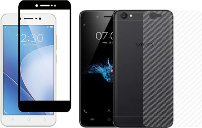 ELEF Front and Back Tempered Glass for Vivo Y66 front 11D Tempered Glass Back Ultra Thin 0.2mm Matte Carban Skin(Pack of 1)