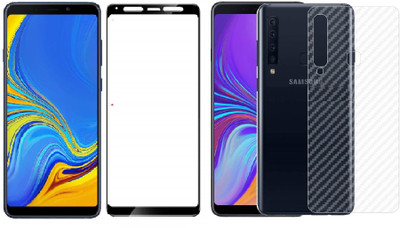 ELEF Front and Back Tempered Glass for Samsung A9 2018 front 11D Tempered Glass Back Ultra Thin 0.2mm Matte Carban Skin(Pack of 1)