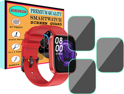 hirdesh Screen Guard for Fire-Boltt Ninja Call 2(Pack of 3)