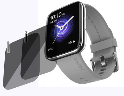 XAZE Screen Guard for Noise ColorFit Ultra 2 Smartwatch(Pack of 2)
