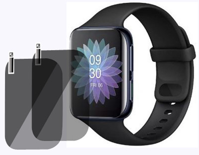 XAZE Screen Guard for Oppo Watch Free SMATRWATCH(Pack of 2)