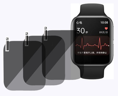 XAZE Screen Guard for Oppo Watch ECG Edition SMATRWATCH(Pack of 3)