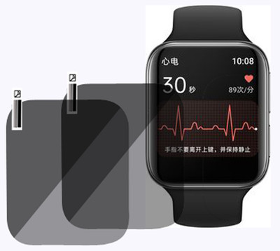 XAZE Screen Guard for Oppo Watch ECG Edition SMATRWATCH(Pack of 2)