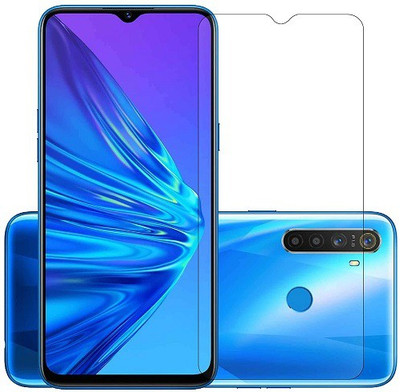 NIMMIKA ENTERPRISES Tempered Glass Guard for Realme 5(Pack of 1)