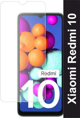 skrechtech Tempered Glass Guard for Redmi 10, Redmi 10, Redmi 10(Pack of 1)