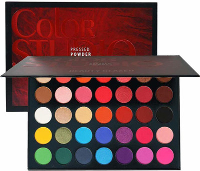 COSMO VIBES Color Studio Eyeshadow Palette, Highly Pigmented 35 Shades 300 g(MULTICOLOR)