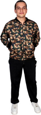 ESTRO Full Sleeve Dyed/Ombre Men Jacket