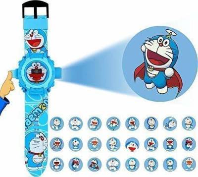 YAAH CREATION Doraemon Projector Watch Digital 24 Images doremon Projector PACK OF 1 Smartwatch