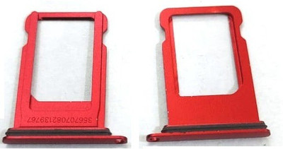 Spares4ever Sim Card Tray(Compatible With iPhone SE 2020 Red)