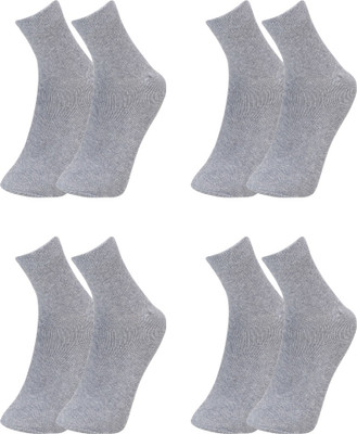 HARI KALYAN Men & Women Solid Ankle Length(Pack of 4)