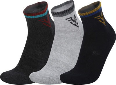 FUBAR Men Striped Ankle Length(Pack of 3)