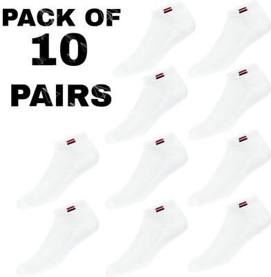 WELLRIGHT Men & Women Solid Ankle Length(Pack of 10)