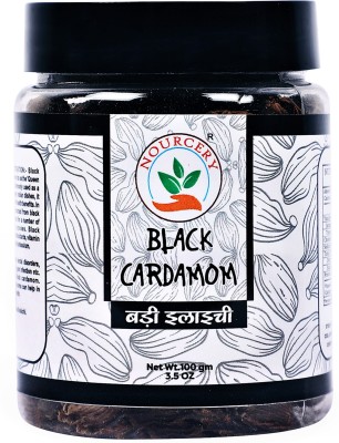 Nourcery Whole Black Cardamom(100 g)