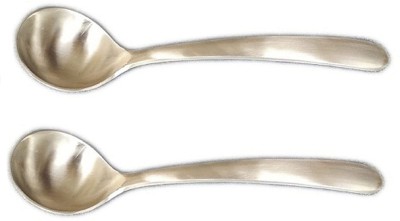 RBHMC BRONZE MASTER Bronze Serving Spoon 24.5 cm Pack of 2 Bronze Serving Spoon Set(Pack of 2)