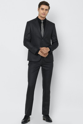 LOUIS PHILIPPE Single Breasted - 2 button Checkered Men Suit
