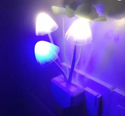 menaso Auto On/Off Vase Color Changing LED Sensor Night Lamp pack of 1 Table Lamp(13 cm, Multicolor)