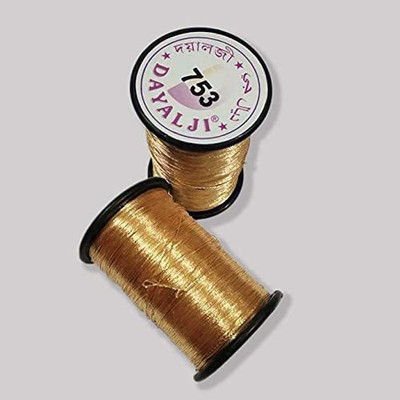 tanisha fashions Gold Thread(30 m Pack of2)