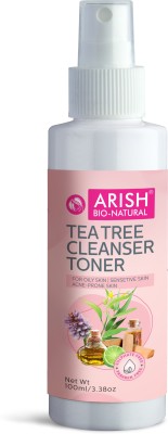 ARISH BIO-NATURAL Tea Tree cleanser Toner Men & Women(100 ml)
