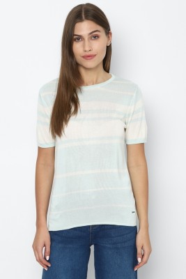 Allen Solly Casual Striped Women Blue Top